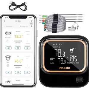 5GHz WiFi & Bluetooth 5.1 Meat Thermometer.